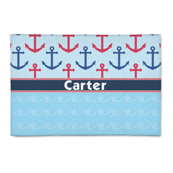 Anchors & Waves 2' x 3' Indoor Area Rug (Personalized)