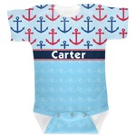 Anchors & Waves Baby Bodysuit 3-6 (Personalized)