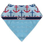 Anchors & Waves Bandana Bib (Personalized)