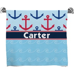 Anchors & Waves Bath Towel (Personalized)