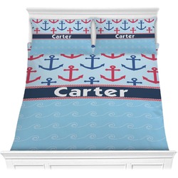Anchors & Waves Comforter Set - Full / Queen (Personalized)