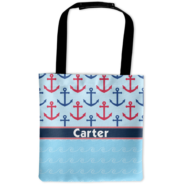 Custom Anchors & Waves Auto Back Seat Organizer Bag (Personalized)