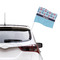 Anchors & Waves Car Flag - Large - LIFESTYLE