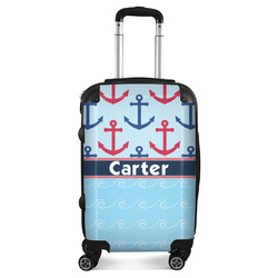 Anchors & Waves Suitcase - 20" Carry On (Personalized)