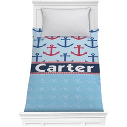 Anchors & Waves Comforter - Twin (Personalized)
