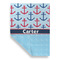 Anchors & Waves Garden Flags - Large - Double Sided - FRONT FOLDED