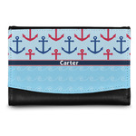 Anchors & Waves Genuine Leather Women's Wallet - Small (Personalized)