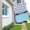 Anchors & Waves House Flags - Single Sided - LIFESTYLE