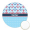 Anchors & Waves Icing Circle - Medium - Front