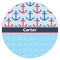 Anchors & Waves Icing Circle - XSmall - Single