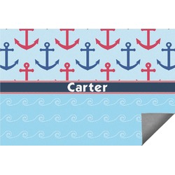 Anchors & Waves Indoor / Outdoor Rug - 2'x3' (Personalized)