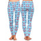 Anchors & Waves Ladies Leggings - Front and Back