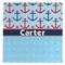 Anchors & Waves Microfiber Dish Rag - FRONT