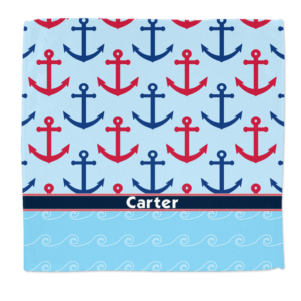 Custom Anchors & Waves Microfiber Dish Rag (Personalized)