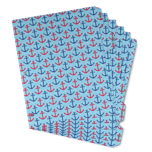 Custom Anchors & Waves Binder Tab Divider - Set of 6 (Personalized)