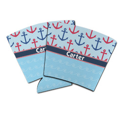 Anchors & Waves Party Cup Sleeve (Personalized)