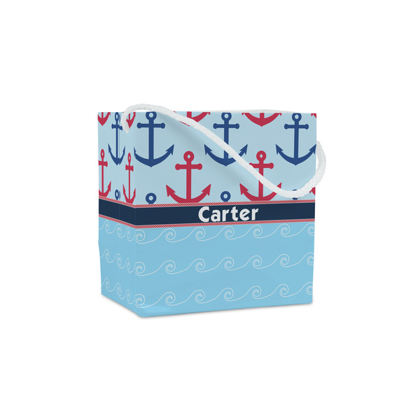 Custom Anchors & Waves Party Favor Gift Bags - Matte (Personalized)