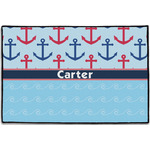 Anchors & Waves Door Mat - 36"x24" (Personalized)