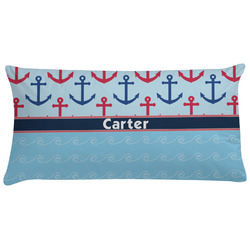 Anchors & Waves Pillow Case - King (Personalized)