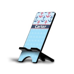 Anchors & Waves Cell Phone Stand (Small) (Personalized)