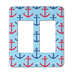 Anchors & Waves Rocker Style Light Switch Cover - Two Switch