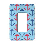 Anchors & Waves Rocker Style Light Switch Cover - Single Switch