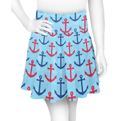 Anchors & Waves Skater Skirt - X Large