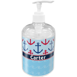 Anchors & Waves Acrylic Soap & Lotion Bottle (Personalized)