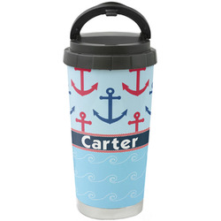 Anchors & Waves Stainless Steel Coffee Tumbler (Personalized)