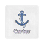 Anchors & Waves Cocktail Napkins (Personalized)