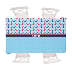 Anchors & Waves Tablecloth - 58"x102" (Personalized)