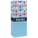 Anchors & Waves Wine Gift Bags - Matte (Personalized)