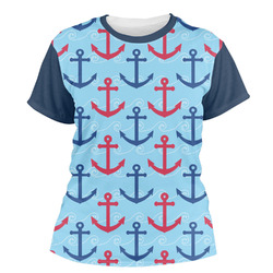 Anchors & Waves Women's Crew T-Shirt - Small