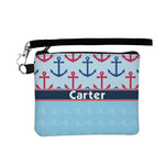 Anchors & Waves Wristlet ID Case w/ Name or Text