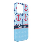 Anchors & Waves iPhone Case - Plastic - iPhone 13 Pro Max (Personalized)