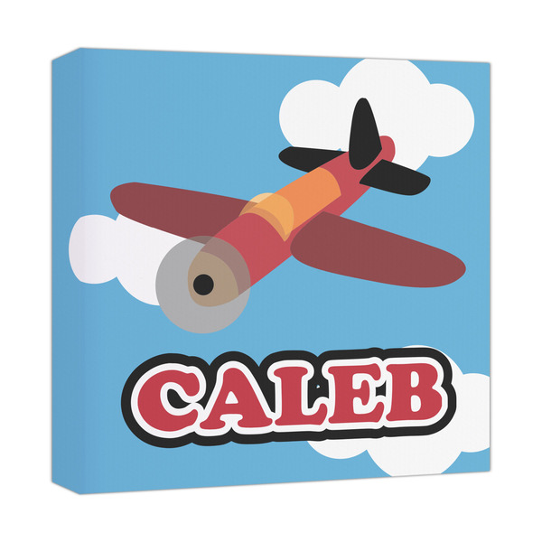 Custom Airplane Canvas Print - 12x12 (Personalized)