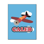 Airplane Wood Print - 16x20 (Personalized)