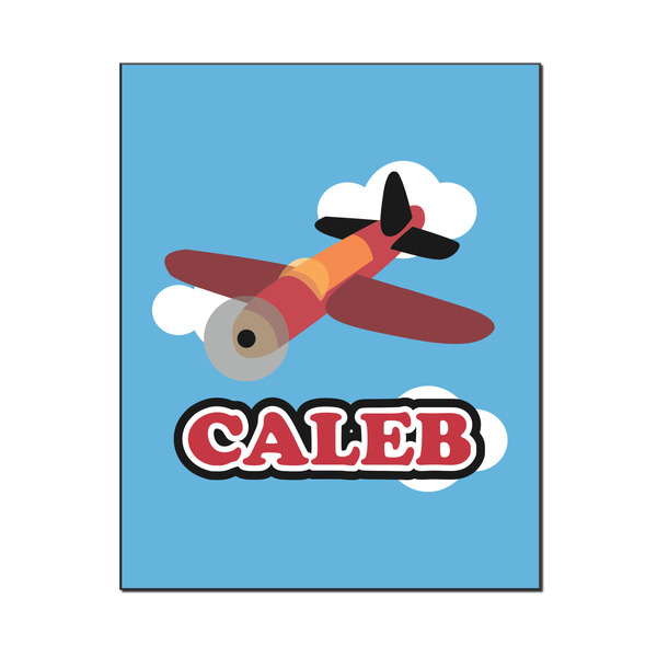 Custom Airplane Wood Print - 16x20 (Personalized)