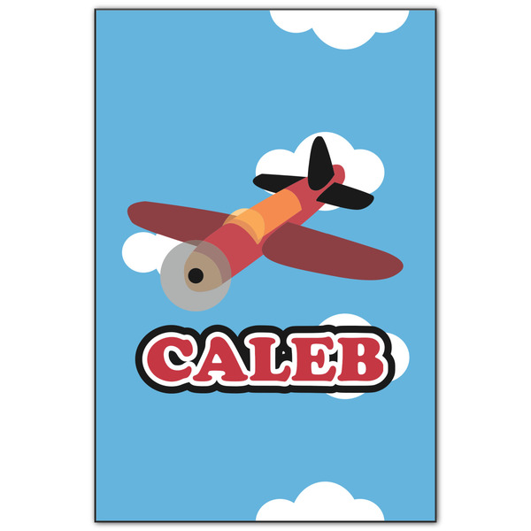 Custom Airplane Wood Print - 20x30 (Personalized)