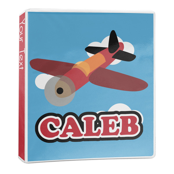 Custom Airplane 3-Ring Binder - 1 inch (Personalized)