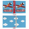 Airplane 3 Ring Binders - Full Wrap - 1" - APPROVAL