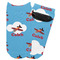 Airplane Adult Ankle Socks - Single Pair - Front and Back