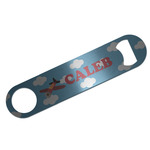 Airplane Bar Bottle Opener - Silver w/ Name or Text