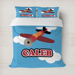 Airplane Duvet Cover Set - Full / Queen (Personalized)
