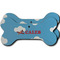 Airplane Ceramic Flat Ornament - Bone Front & Back Double Print