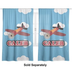 Airplane Curtain Panel - Custom Size (Personalized)