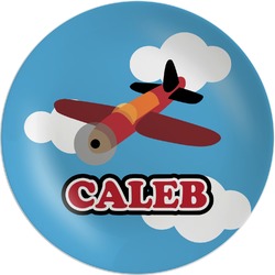 Airplane Melamine Plate (Personalized)