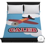 Airplane Duvet Cover - Full / Queen (Personalized)