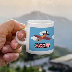 Airplane Single Shot Espresso Cup - Single (Personalized)