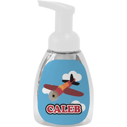 Airplane Foam Soap Bottle - White (Personalized)